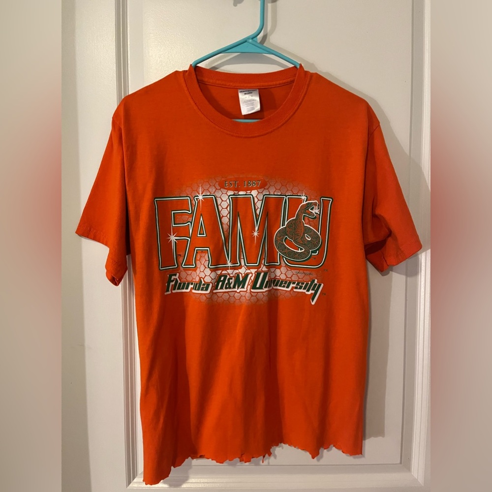 FAMU Medium Ripped Rigged Classic Sports Crop Top